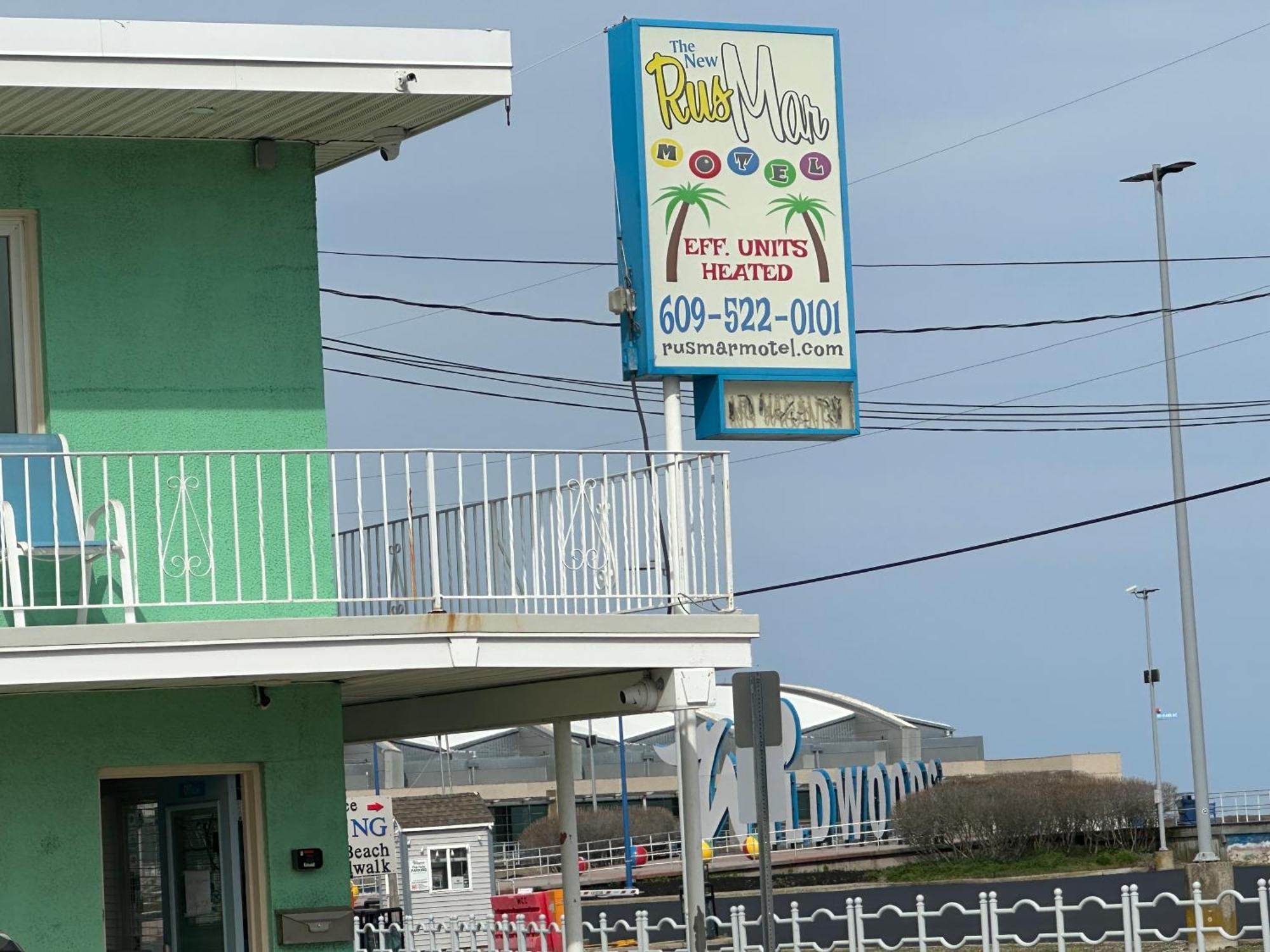 Rus Mar Motel Wildwood Beach & Boardwalk Exteriör bild