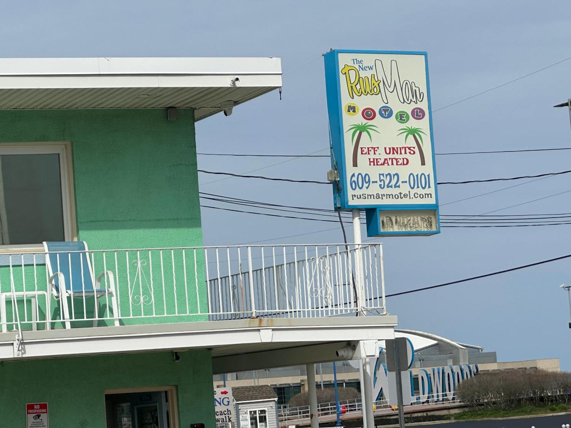 Rus Mar Motel Wildwood Beach & Boardwalk Exteriör bild